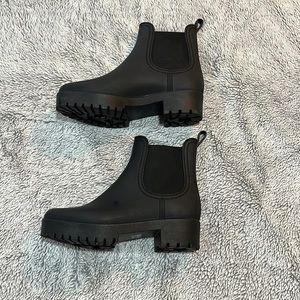 Jeffrey Campbell Platform Chelsea Rain Boot